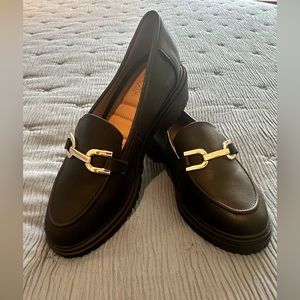 Rachel Zoe black loafers